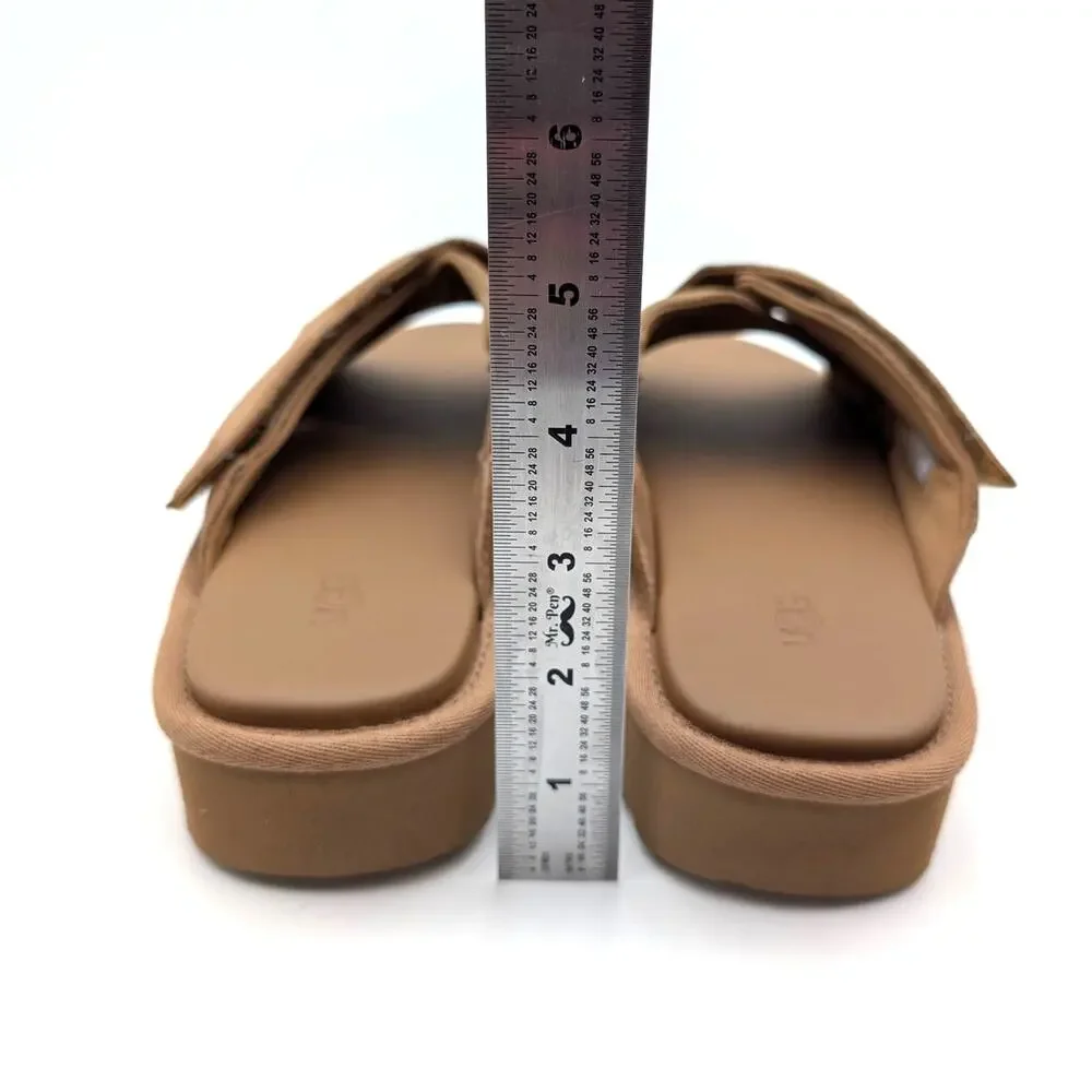 UGG Sungaze Platform Slide Sandals Open Toe Women's Chestnut Size US9 EU40